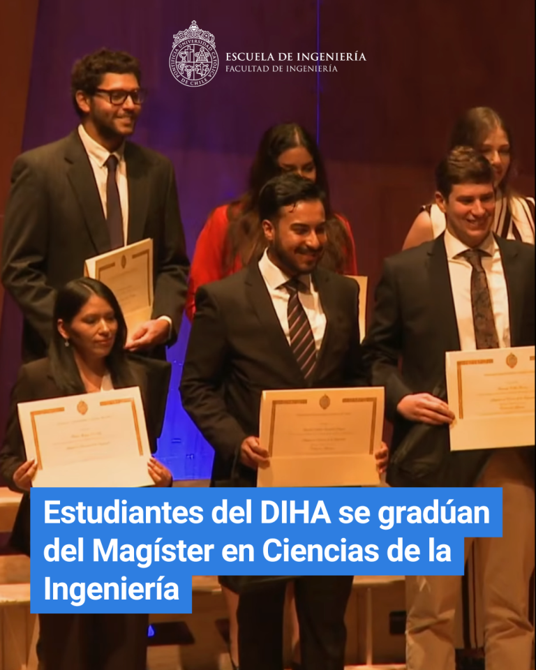 DIHA celebra a sus graduados del Magíster en Ciencias de la Ingeniería