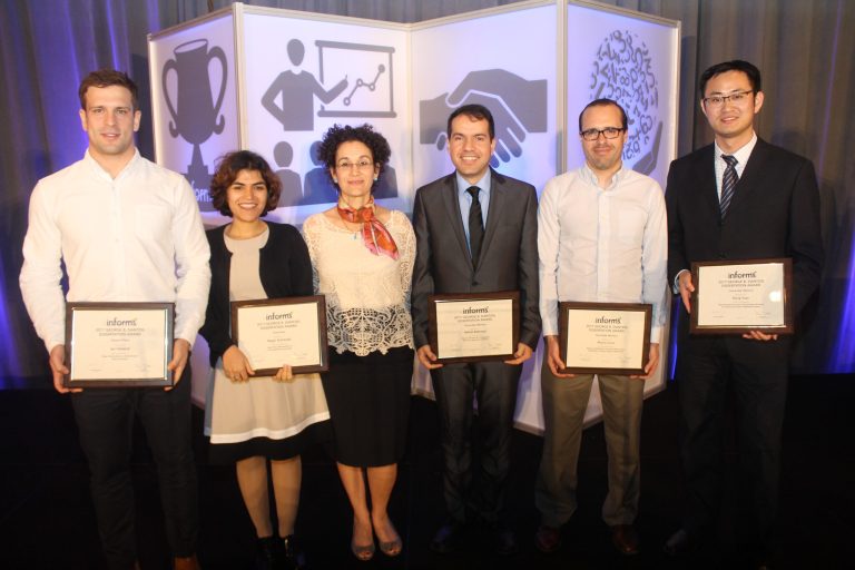 Profesor Alvaro Lorca es premiado en Conferencia Internacional de Investigación Operativa