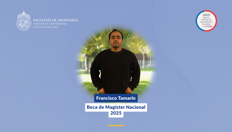 Beca de Magíster Nacional 2025: Francisco Tamarín entre los seleccionados