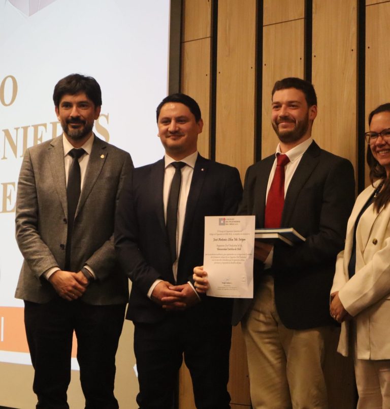 Alumno del DIIS es reconocido en el Día Nacional de la Ingeniería Industrial 2026