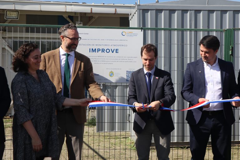 Profesores del DIIS participan en inauguración de estación de monitoreo de calidad del aire