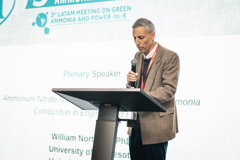 Enzo Sauma participó en encuentro internacional sobre el amoníaco verde