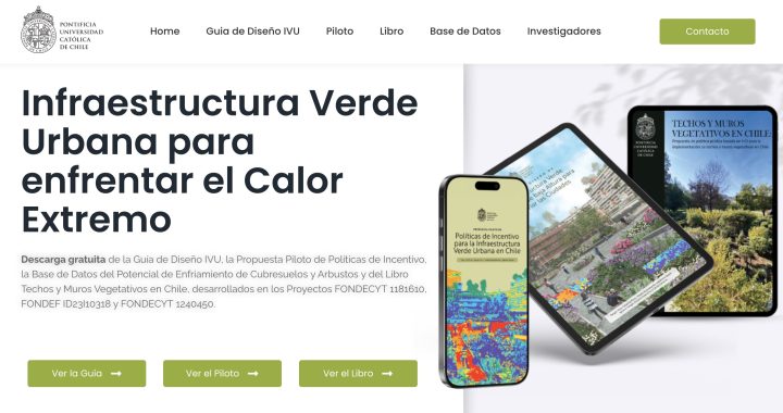 Nueva plataforma web sobre Infraestructura Verde Urbana para enfrentar el calor extremo en las ciudades