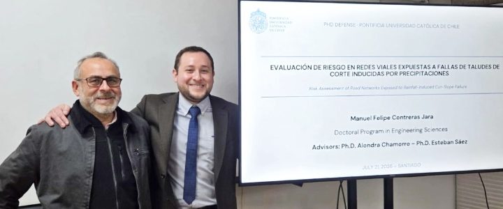 Manuel Contreras se convierte en Doctor en Ciencias de la Ingeniería UC con máxima distinción