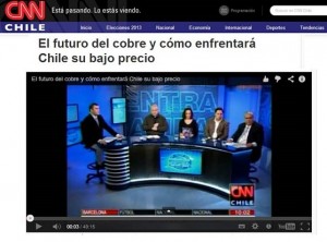 CNN Chile: El futuro del cobre y cómo enfrentará Chile su bajo precio.