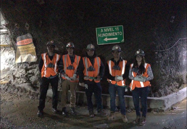 Visita a División Andina de Codelco