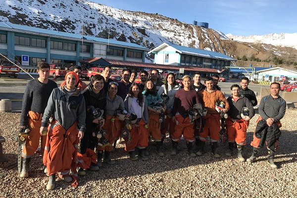 Visita a Minera El Teniente