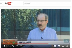 Profesor Gustavo Lagos, en prensa