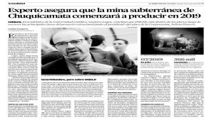 Profesor Gustavo Lagos, en prensa