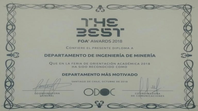 Premio al Dpto. más Motivado