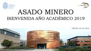 Bienvenida al año académico I-2019