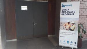 Charla Programa de Graduados con la Empresa Orica 29/05/2019