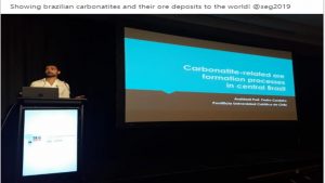 Profesor Minería UC Pedro Cordeiro, en SEG 2019
