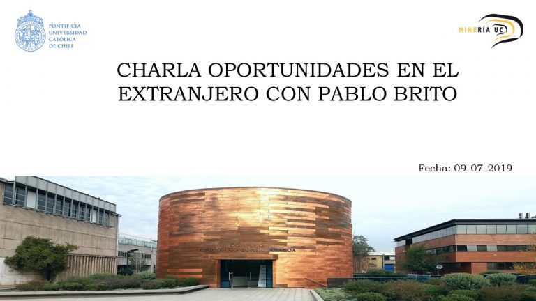 Charla Pablo Brito 09/07/2019