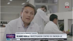 Académicos Alvaro Videla y Patricio Lillo en TVN