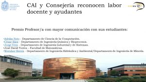 CAI y Consejería Académica reconocen labor docente