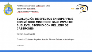 Presentación de nuestro estudiante de Magíster Yiuyion Chan