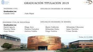 Ceremonia de Entrega de Títulos 2019