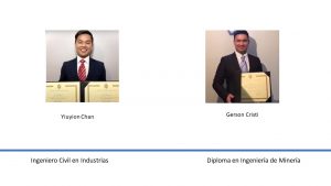 Graduados 2020, Título en Ingeniería Civil de Industrias, Diploma en Ingeniería de Minería