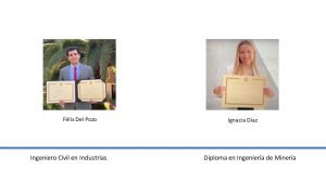 Graduados 2020, Título en Ingeniería Civil de Industrias, Diploma en Ingeniería de Minería