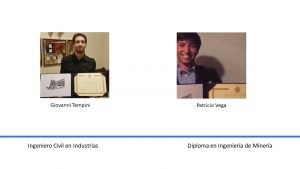 Graduados 2020, Título en Ingeniería Civil de Industrias, Diploma en Ingeniería de Minería