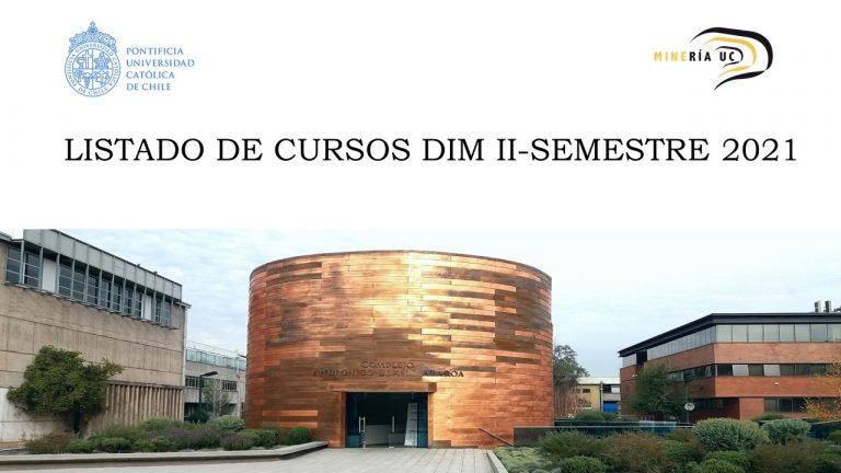 CURSOS DIM II-SEMESTRE 2021