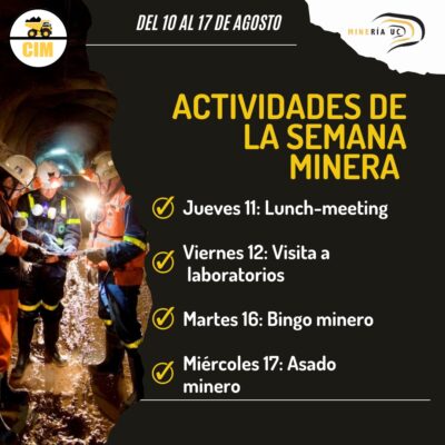 Actividades de la Semana de la Minería