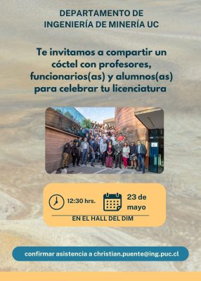 Celebración con Licenciados/as DIM 2023