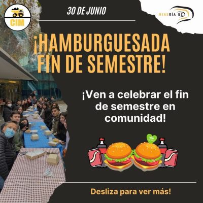 ¡¡¡Hamburguesada Cierre de Semestre!!!