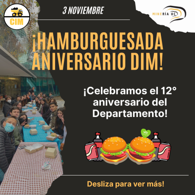 Hamburguesada Aniversario DIM