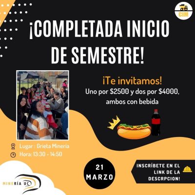 BIENVENIDA 2024 COMUNIDAD MINERA UC