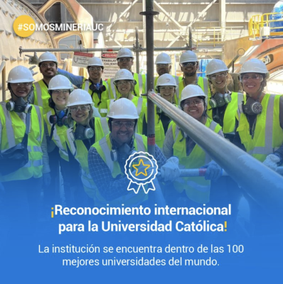 Universidad Católica de Chile se consolida como una de las principales instituciones educativas a nivel global. (Ranking QS).