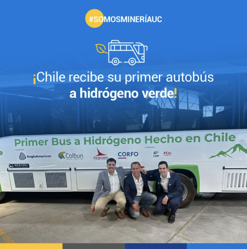 Chile presenta el primer autobús a hidrógeno verde: un hito en innovación tecnológica.