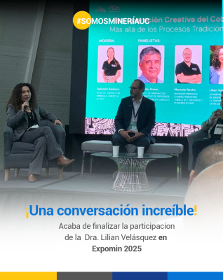 Recuperación creativa del Cobre. Más allá de los procesos tradicionales. Phd Lilian Velásquez en Expomin 2025.