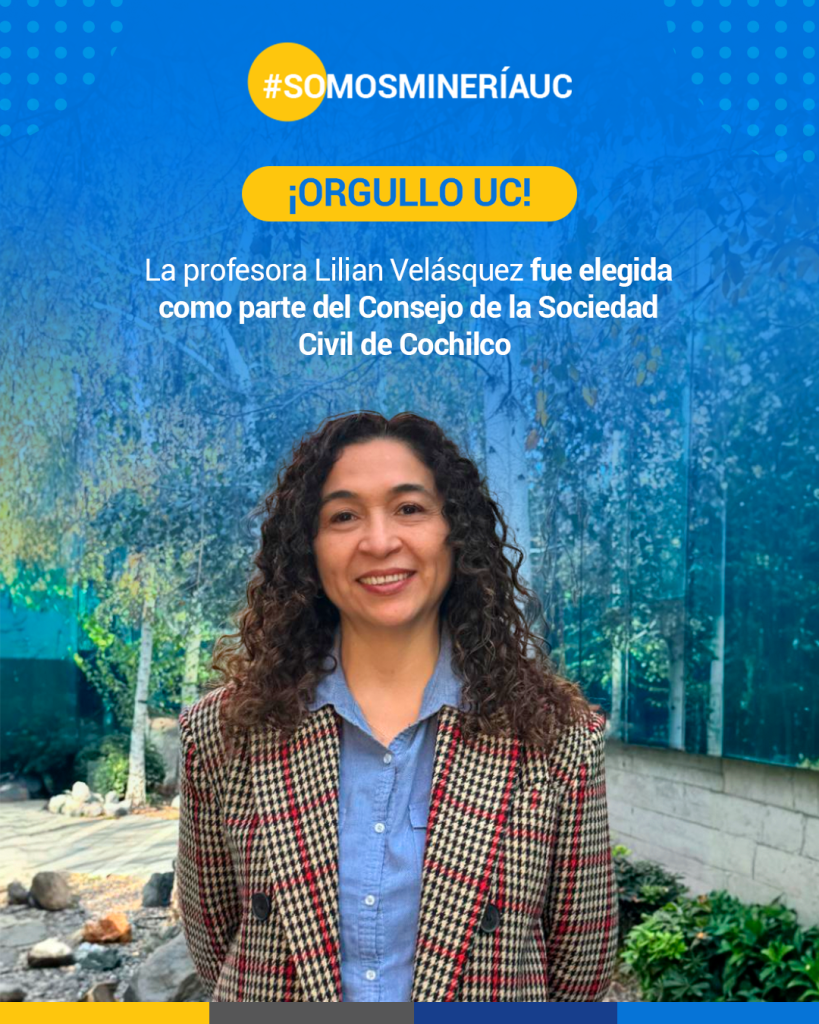 Profesora Lilian Velásquez Yévenes nombrada como consejera del Consejo de la Sociedad Civil (COSOC) de Cochilco