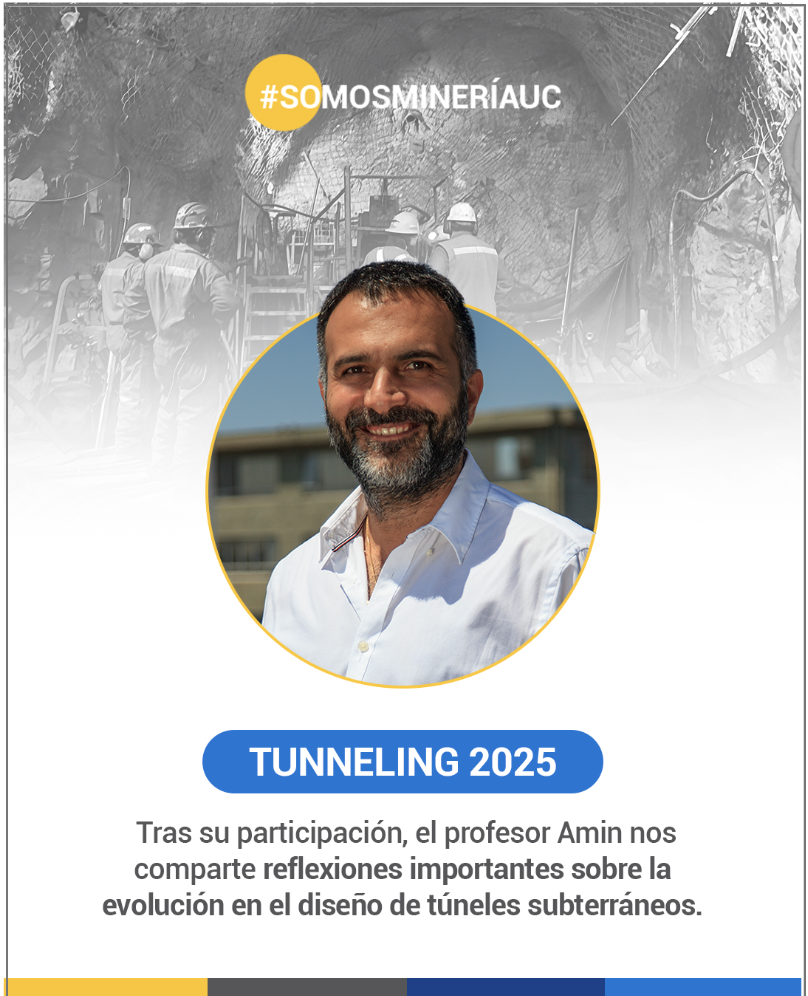 Desde TUNNELING 2025: gemelos digitales, incertidumbre y daño semántico para una minería subterránea más segura y sostenible.