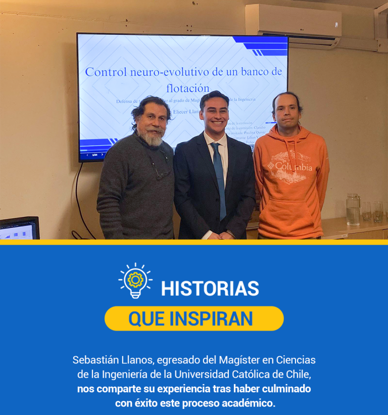 Historias que inspiran | Postgrado DIM UC. Sebastián Llanos