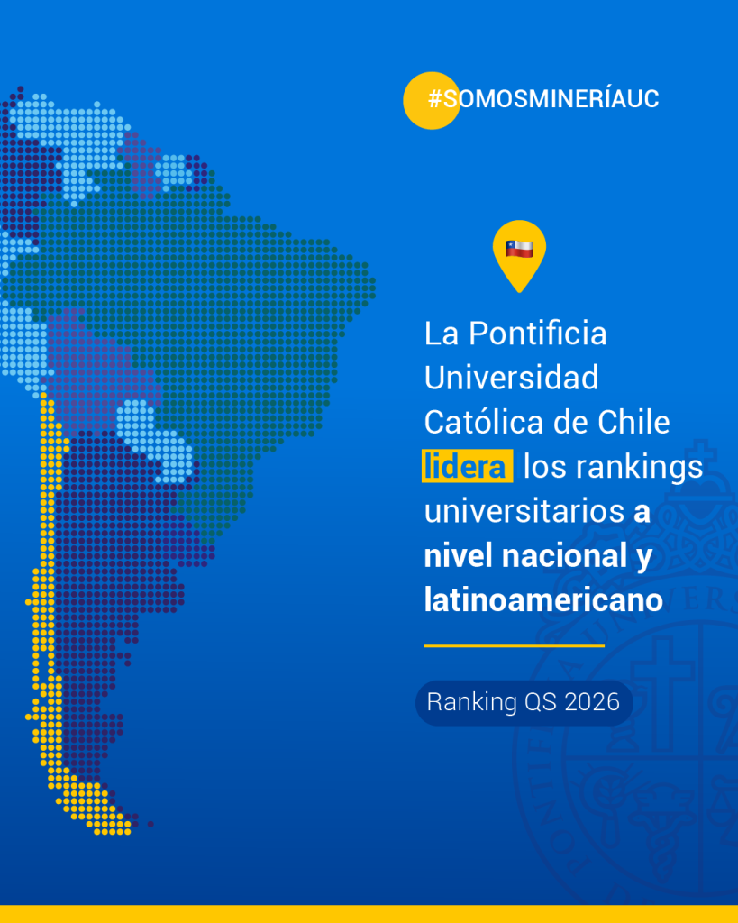 Ranking QS 2026: UC es N1 en LATAM y Chile