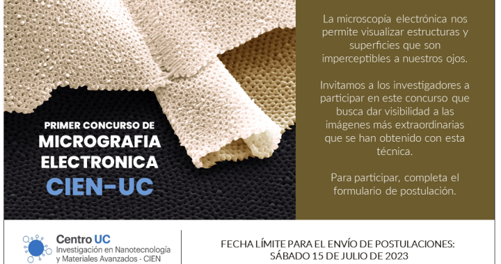 Concurso de micrografía electrónica CIEN-UC