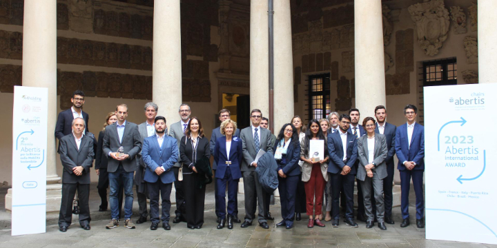 Ceremonia de los Premios Internacionales Abertis en Italia