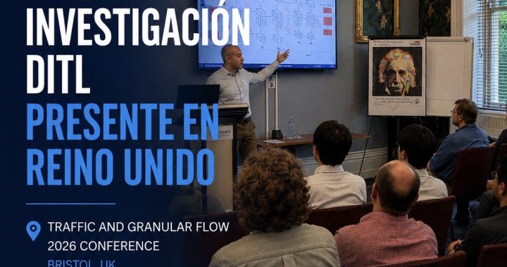 Estudiante de Doctorado del DITL presentó investigación en destacada conferencia internacional de ingeniería de tráfico