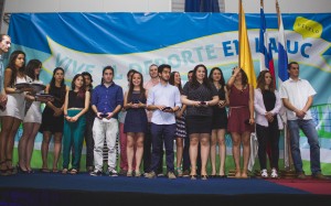 Seleccionados de toda la UC y de la Escuela de Ingeniería reciben reconocimientos en la ceremonia de premiación.