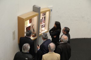 El museo de la Escuela de Ingeniería en el Complejo Andrónico Luksic Abaroa fue parte del recorrido.