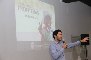 El exalumno Eduardo della Maggiora contó su experiencia en África para invitar a los alumnos a participar del programa.