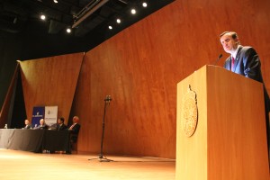 "", mencionó el recto Ignacio Sánchez, durante la ceremonia. 