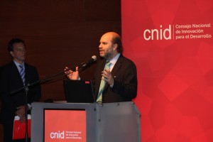 Durante el evento el presidente del CNID Gonzalo