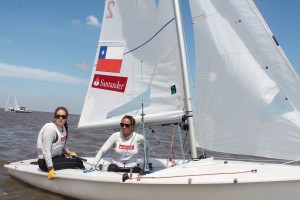 Nadja Horwitz junto a Sofía Middleton (en la foto) debutarán olímpicamente en la categoría 470 femenino de vela.