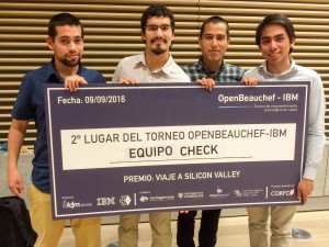 Los alumnos de la Universidad Católica y Universidad de Chile obtuvieron segundo lugar en la competencoa Open Bouchef.