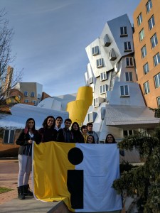 Los alumnos en The Ray and Maria Stata Center o Building 32 de MIT. 