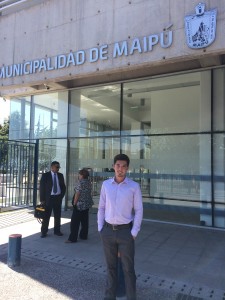 Felipe Guevara realizó su práctica profesional en la Municipalidad de Maipú colaborando en un proyecto para creación de un centro cultural en la comuna.